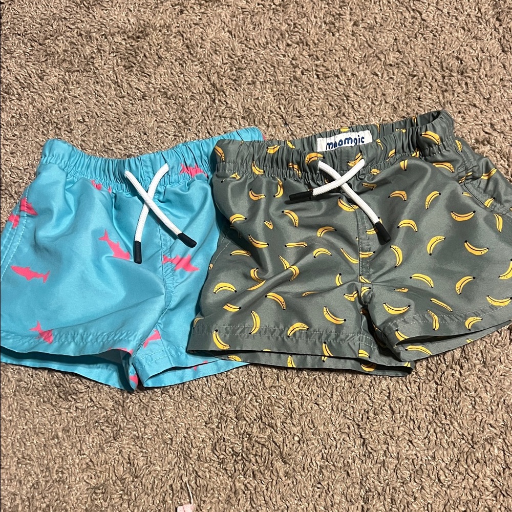 EUC Maamgic toddler boy swim trunks 2t